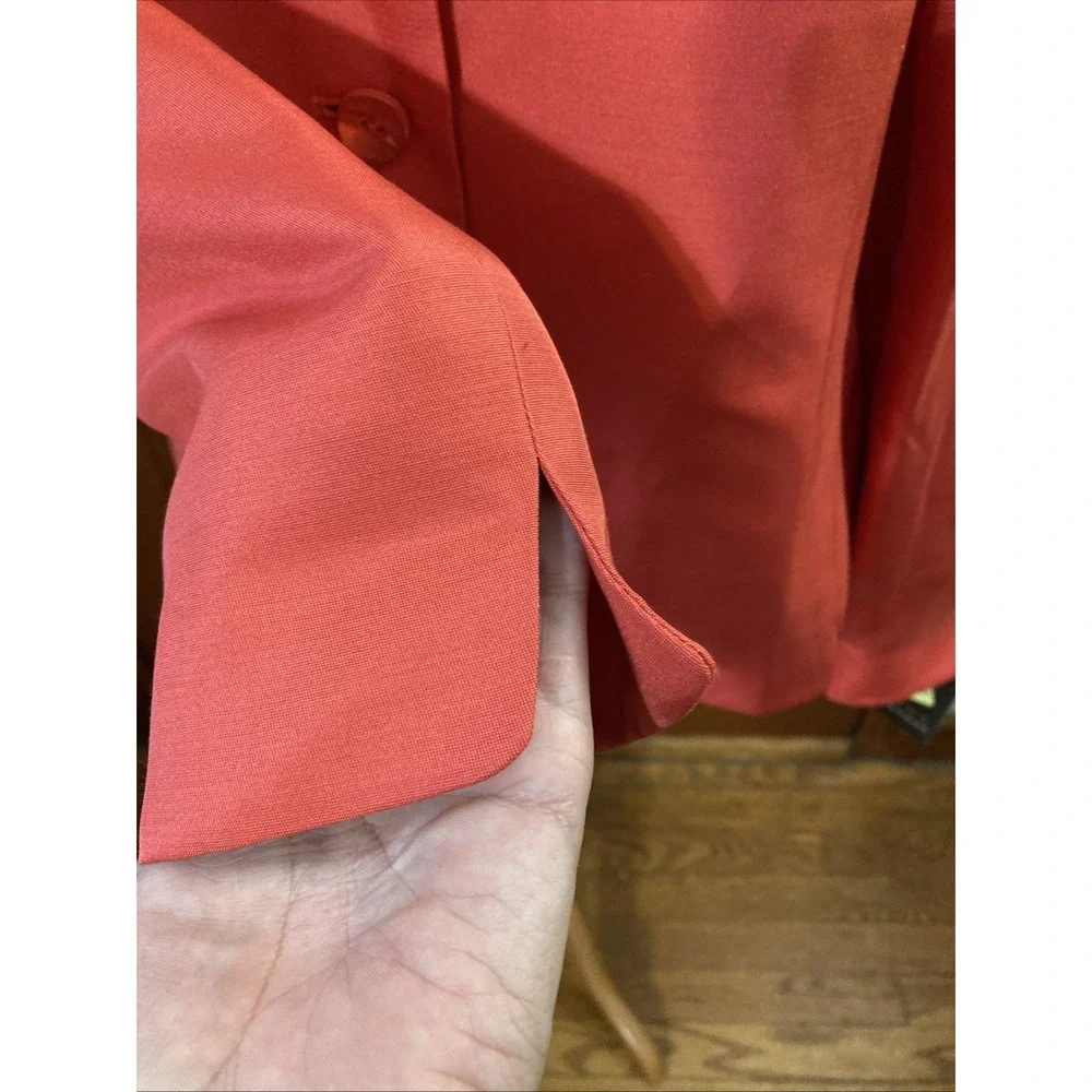 Dana Buchman Silk‎ Wool Skirt suit wmens Sz 12 New Pink Career mother Bride $476